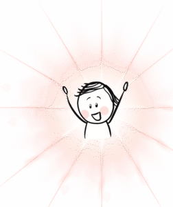 stralen zon zonnetje NEI therapie Praktijk Lief Gezin Silvia Hanegraaf Kracht affirmatiekaarten TOS taalontwikkelingsstoornis visualiseeringe illustrator vrolijk blij